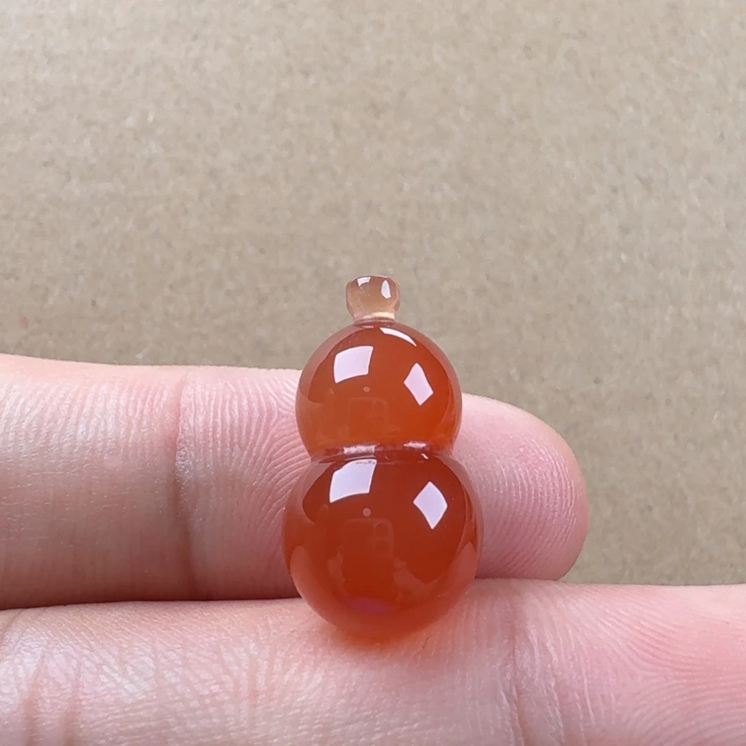 南红玛瑙未镶嵌立体葫芦11.1*20