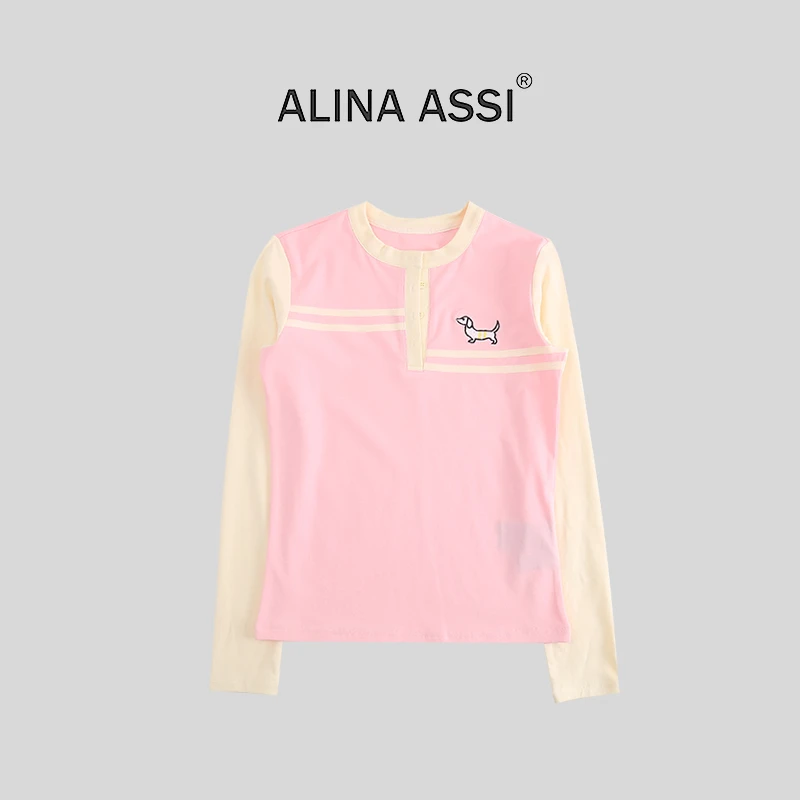 【菲菲】2025秋季新款T恤百搭休闲长袖上衣Z0504