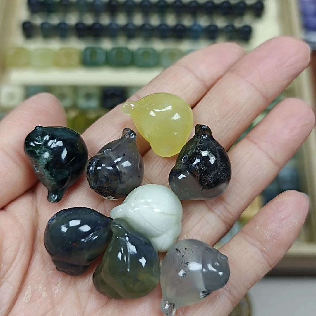 琉璃非金属秀玉小鸟