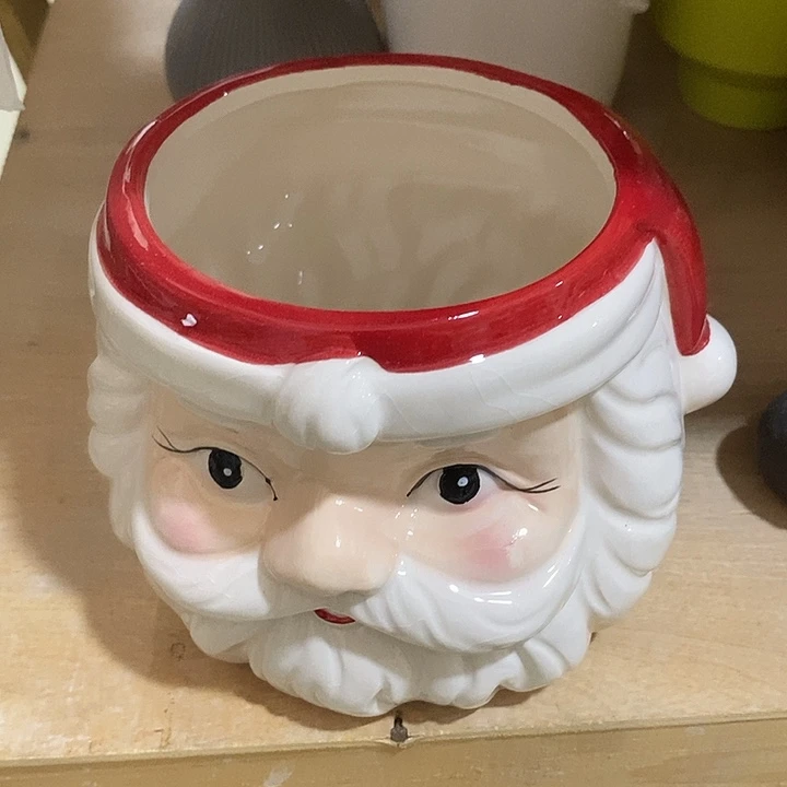 摆件陶盆有孔 微瑕介意勿拍