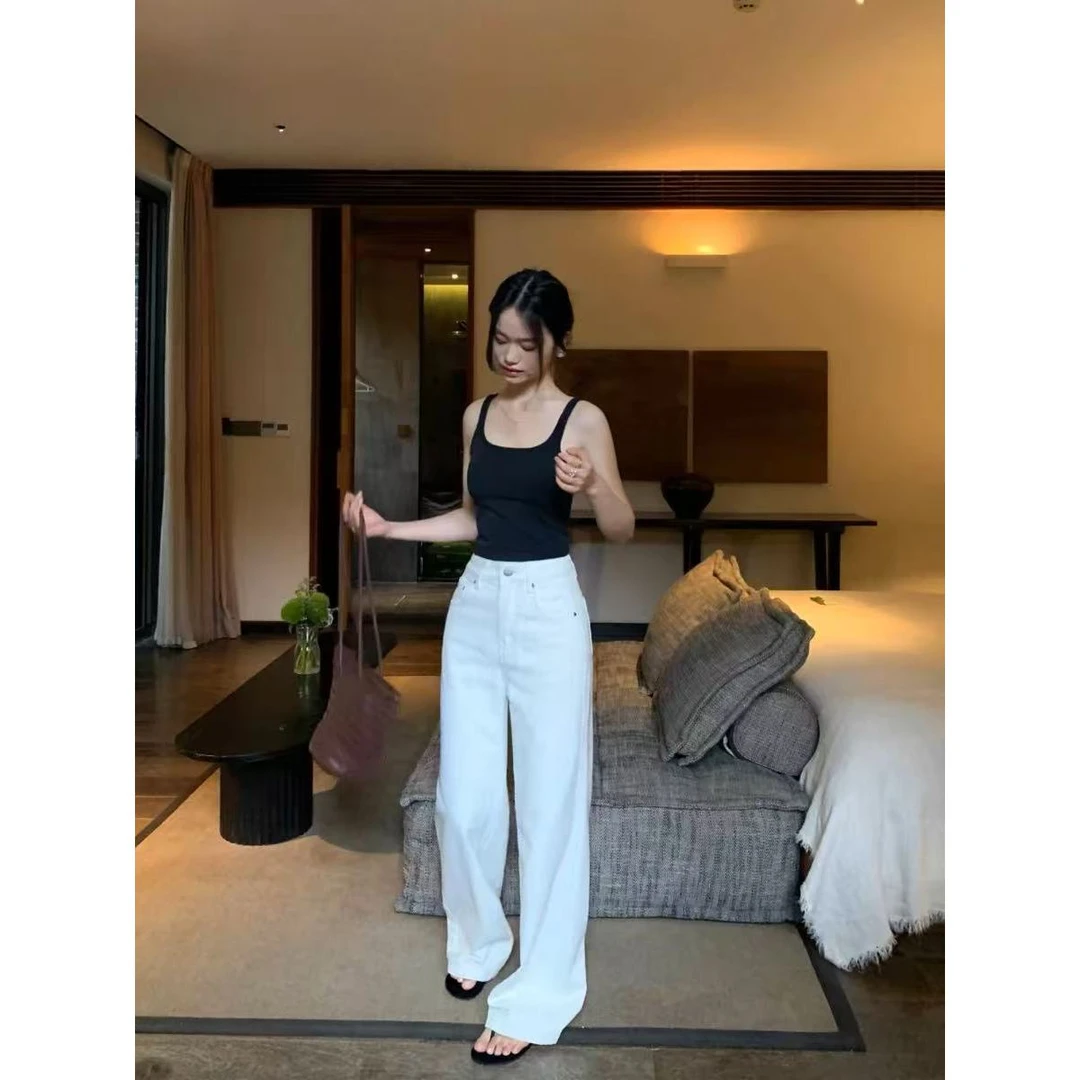 【小巧定制】XQ2430夏季新款韩系显瘦百搭欧若风牛仔裤