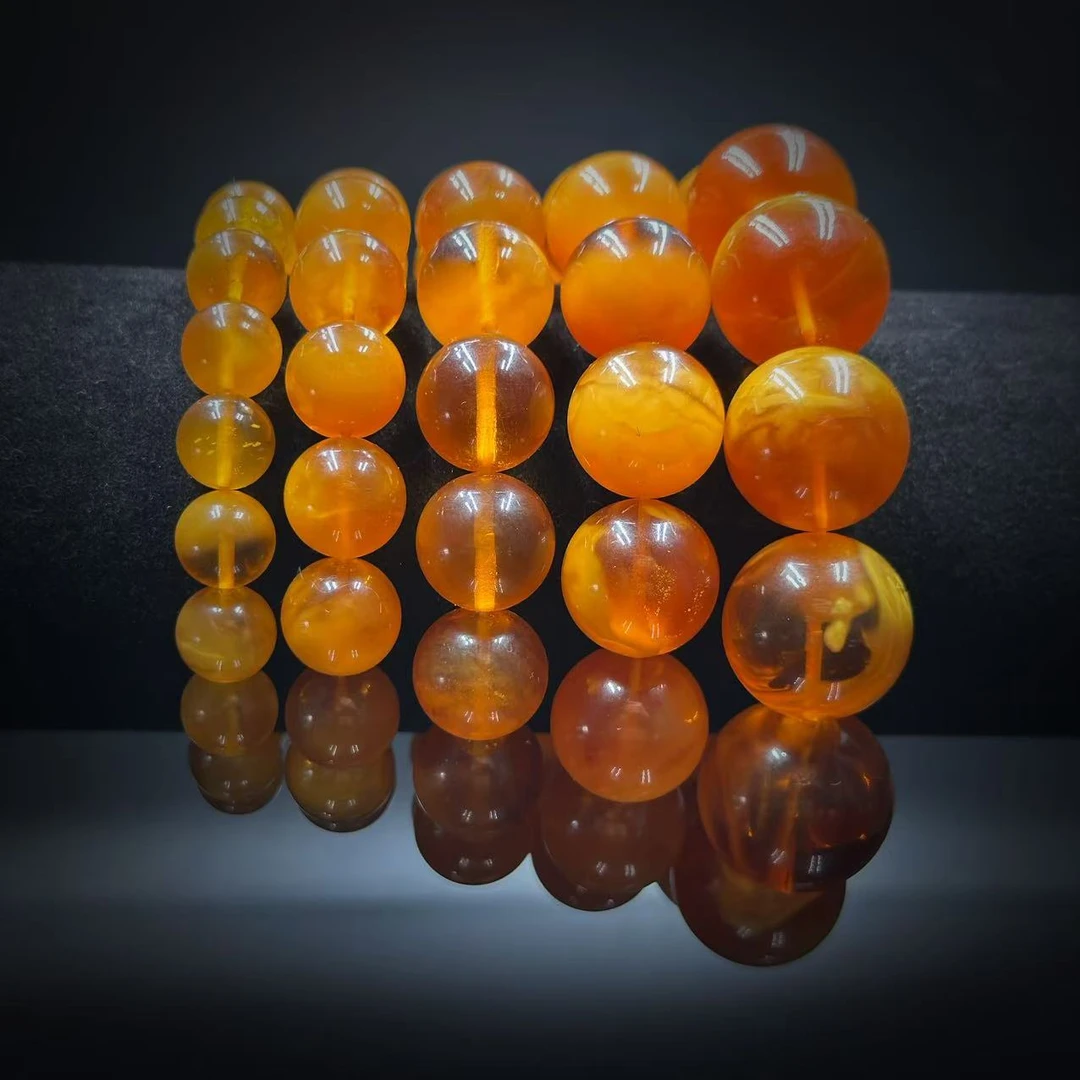 【缪老师严选】SJ1474  糖色蜜蜡手链 多样性发其一