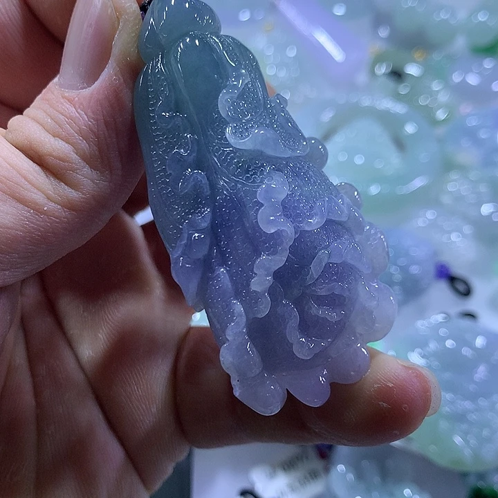 翡翠未镶嵌颈饰天然翡翠A货吊坠
