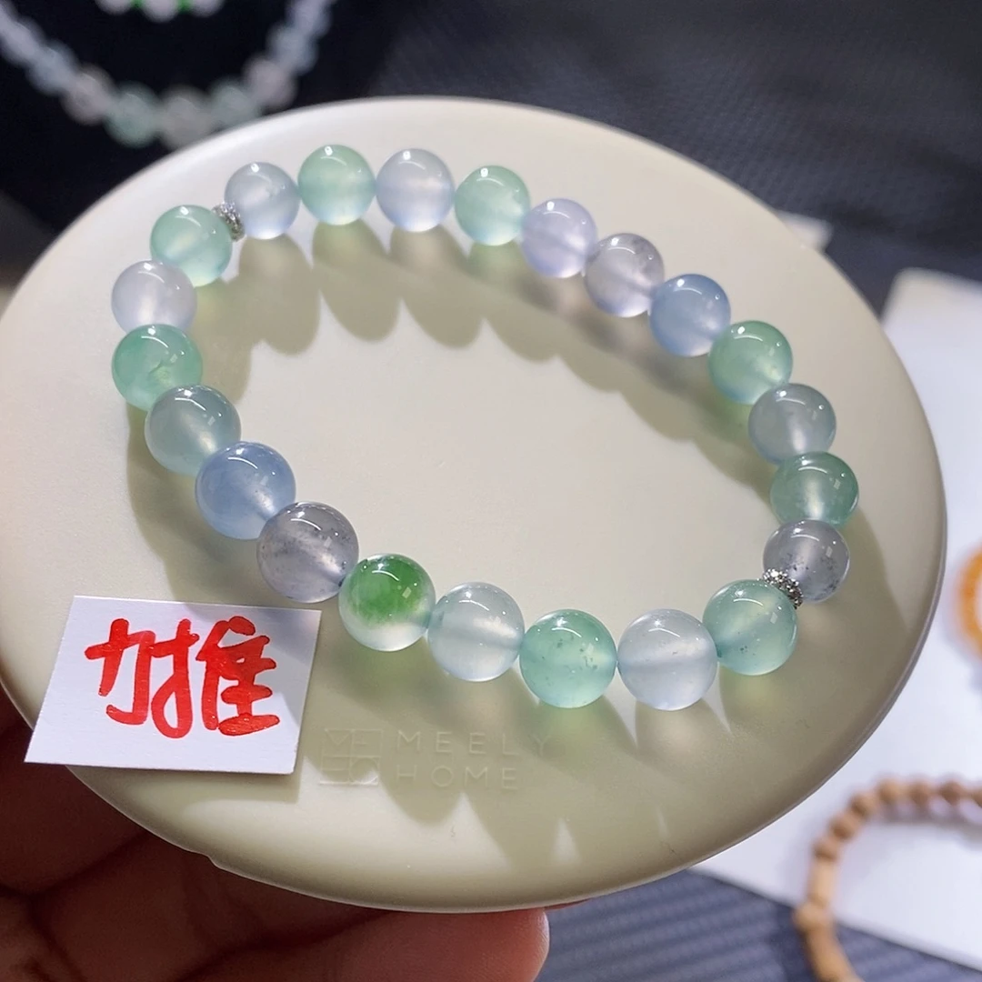 翡翠手链未镶嵌力推款手串