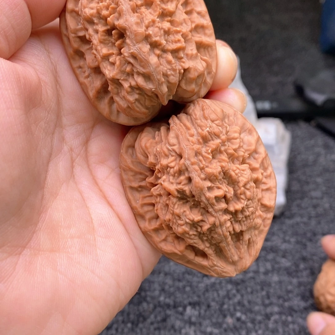 文玩核桃把件平谷大粗筋腰缠万贯