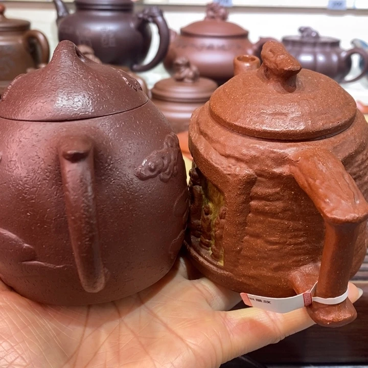 ༺***斌紫砂茶壶微瑕处理一把