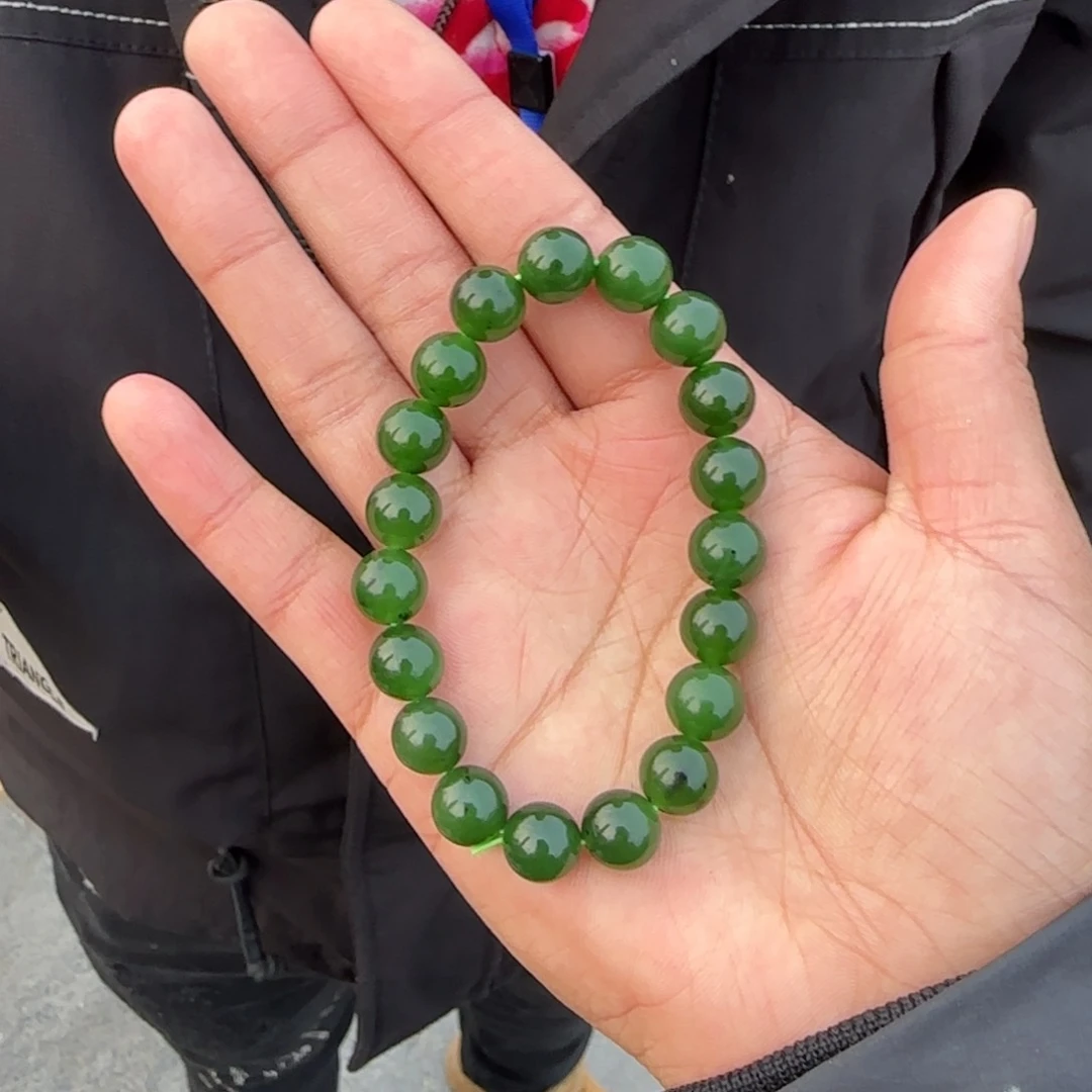 和田玉手串未镶嵌