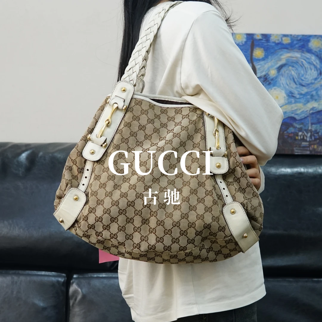 95新 GUCCI/古驰 老花单肩包/XS01404030/4030
