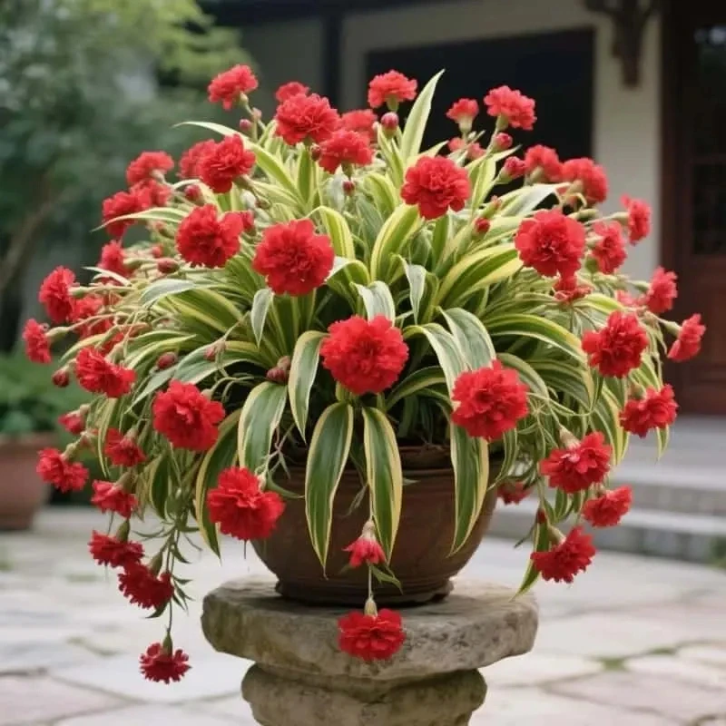 【驱蚊虫】浓香型金心金边大花型吊兰种球盆栽花卉室内外耐寒好养活