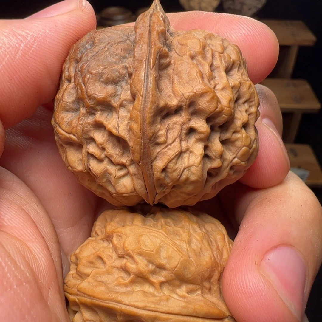 吊坠文玩核桃七彩蛤蟆包38mm