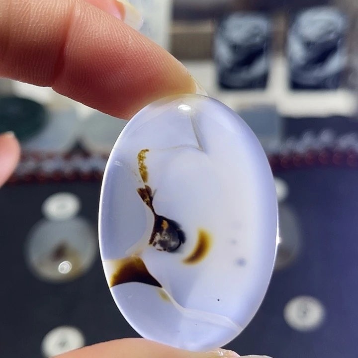 玛瑙/玉髓未镶嵌吊坠(不含链)