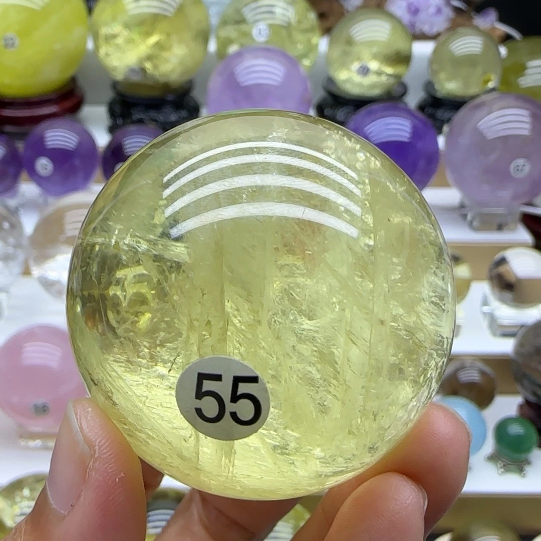 水晶珠宝半成品未镶嵌51mm