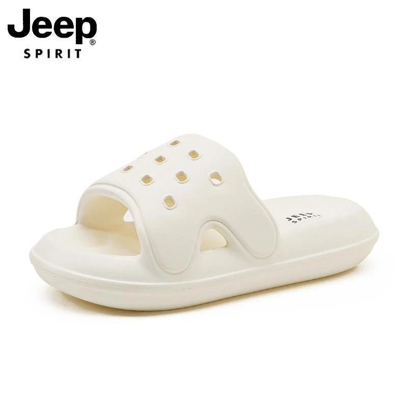 JEEP/吉普拖鞋女外穿软底一字拖防滑室内浴室凉拖轻便静音居家拖