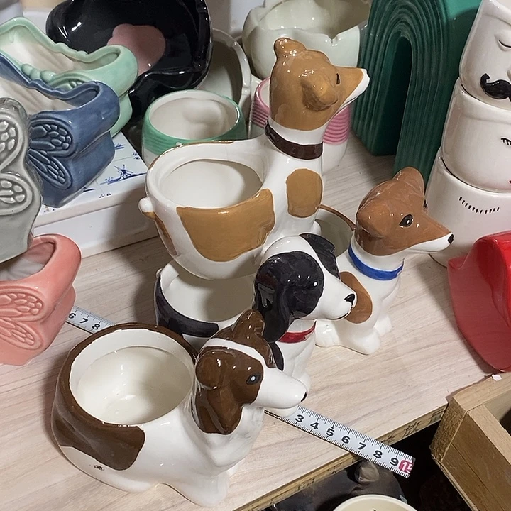 陶盆有孔 瑕疵针孔漏釉介意勿拍外口 7外高12