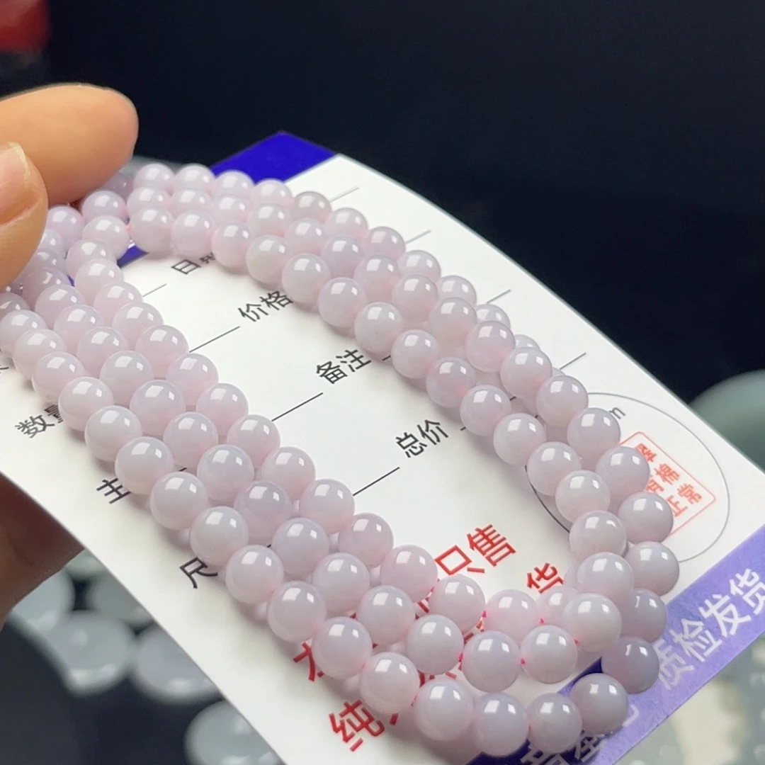 翡翠未镶嵌颈饰珠链