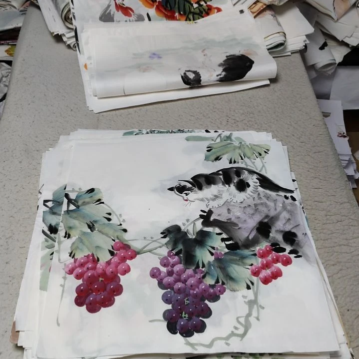 才***吉国画国画花鸟花鸟国画