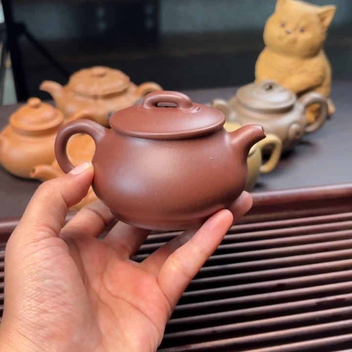 茶壶段泥微微瑕底槽清半手