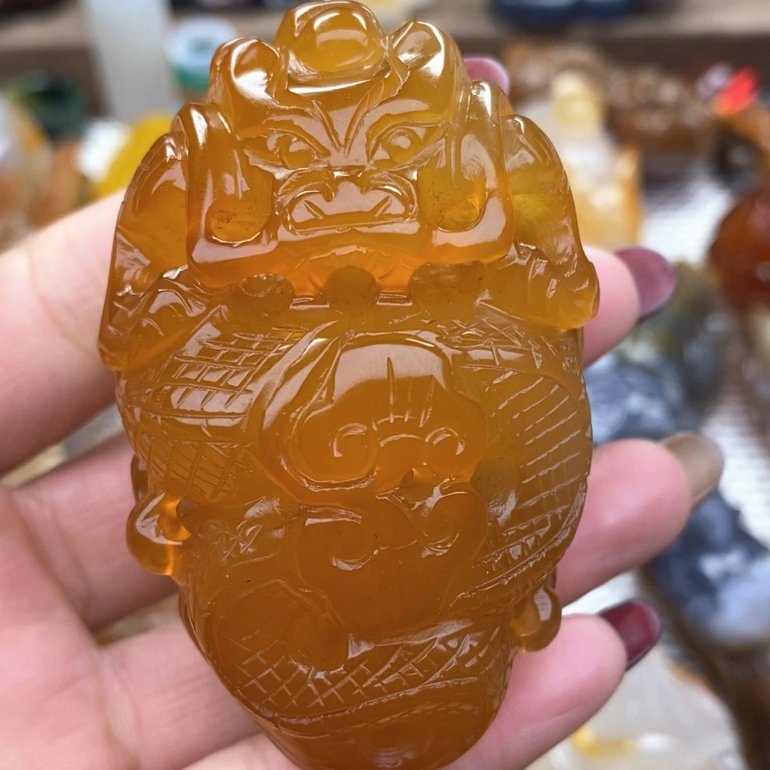 玛瑙/玉髓把件未镶嵌