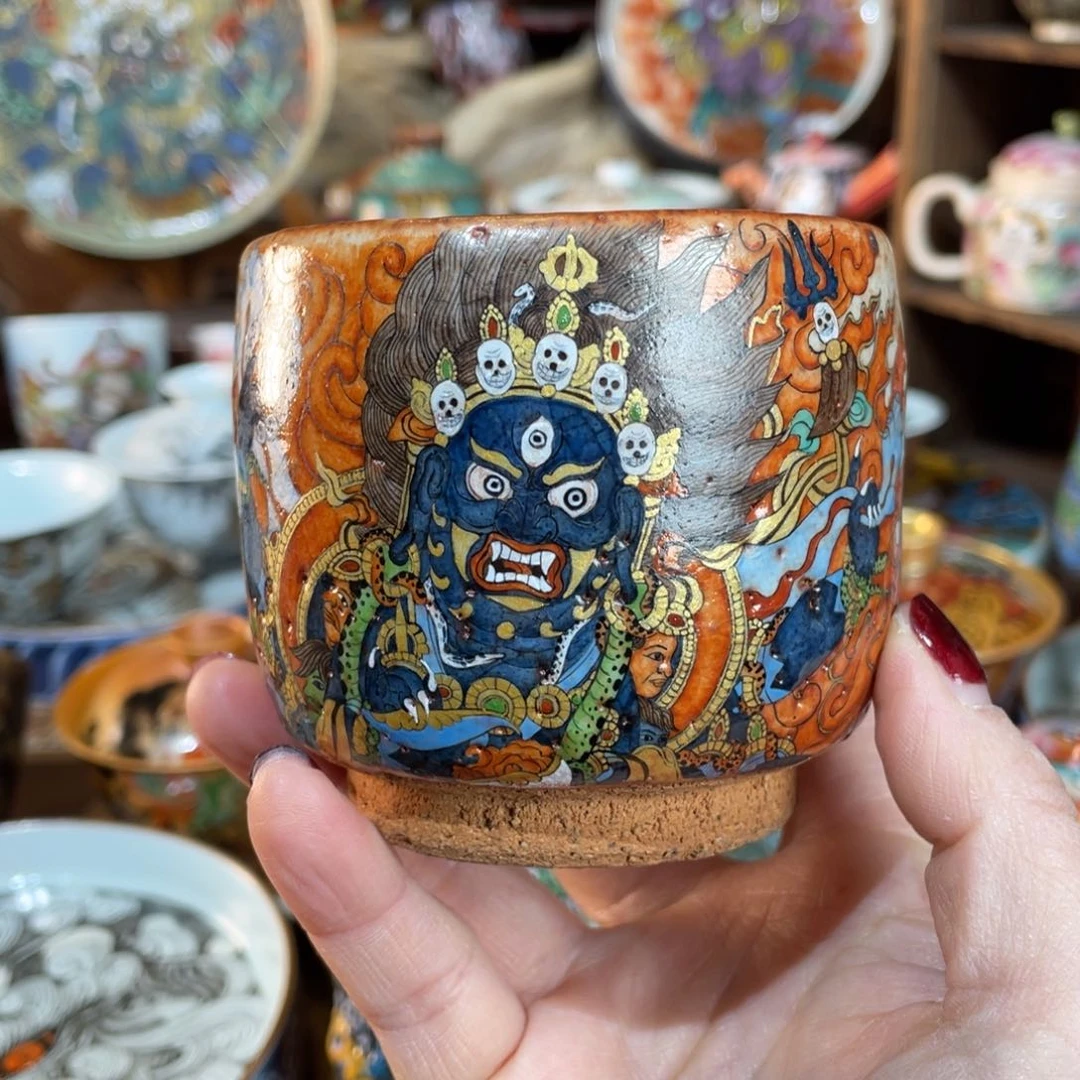 【闪购商品】大黑天杯 唐卡艺术