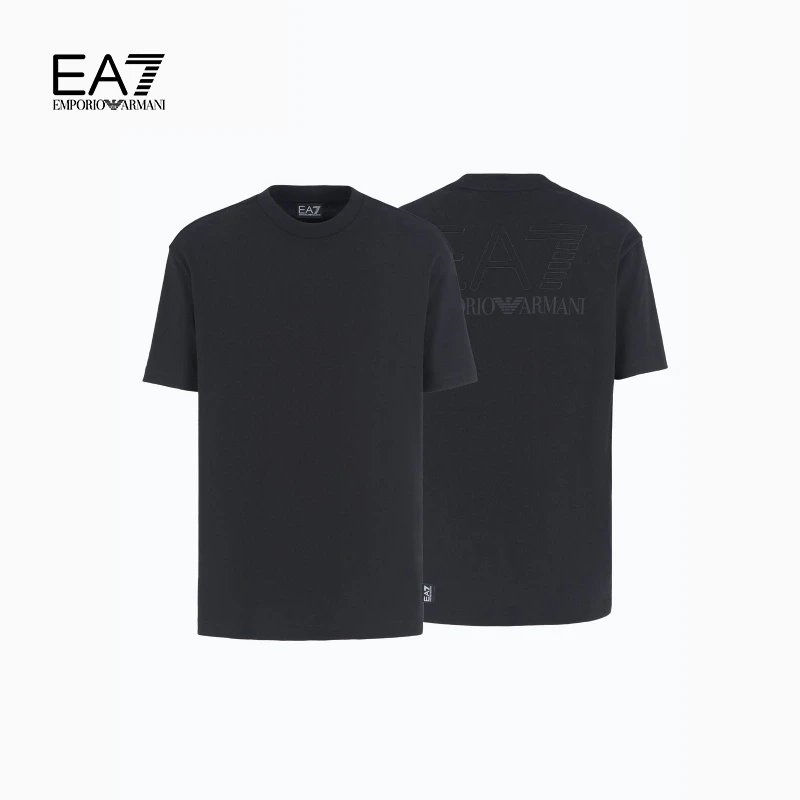 TC-EMPORIO ARMANI/EA7/男女同款情侣装全棉廓形健身训练T恤