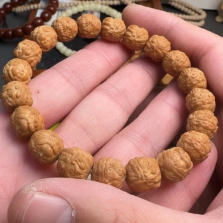 猴头核桃手串全品精工扎基拉姆尺寸11mm