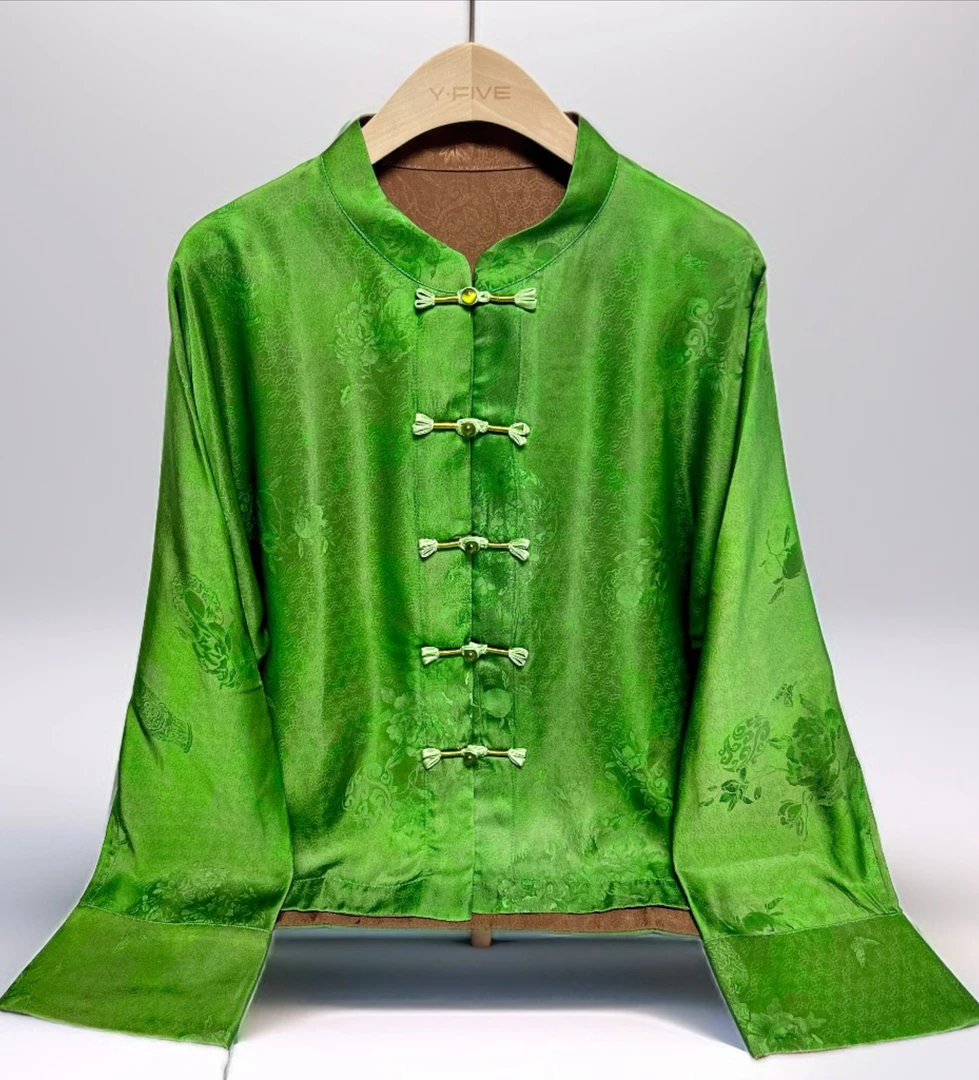 （绿色亲亲）新中式春季上新女士上衣