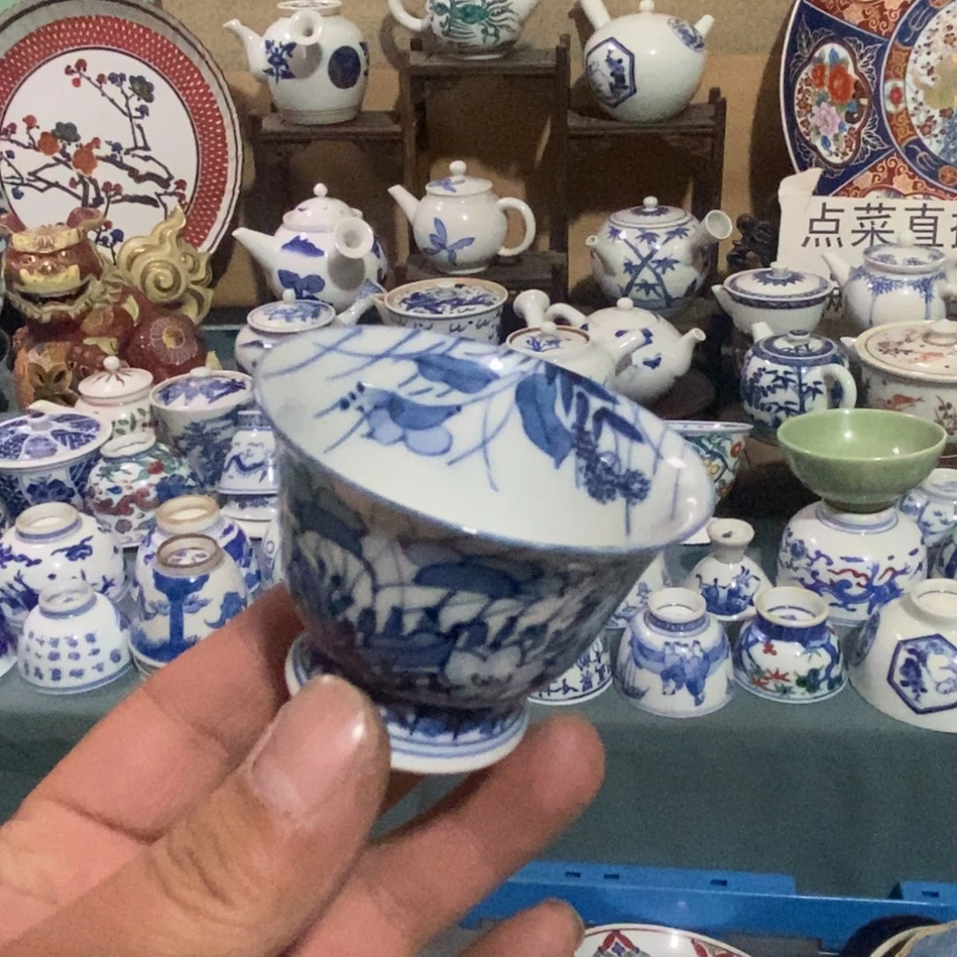 瓷片舶来瓷器满28包邮当日凑单