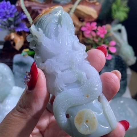 【闪购商品】颈饰未镶嵌翡翠龙柱