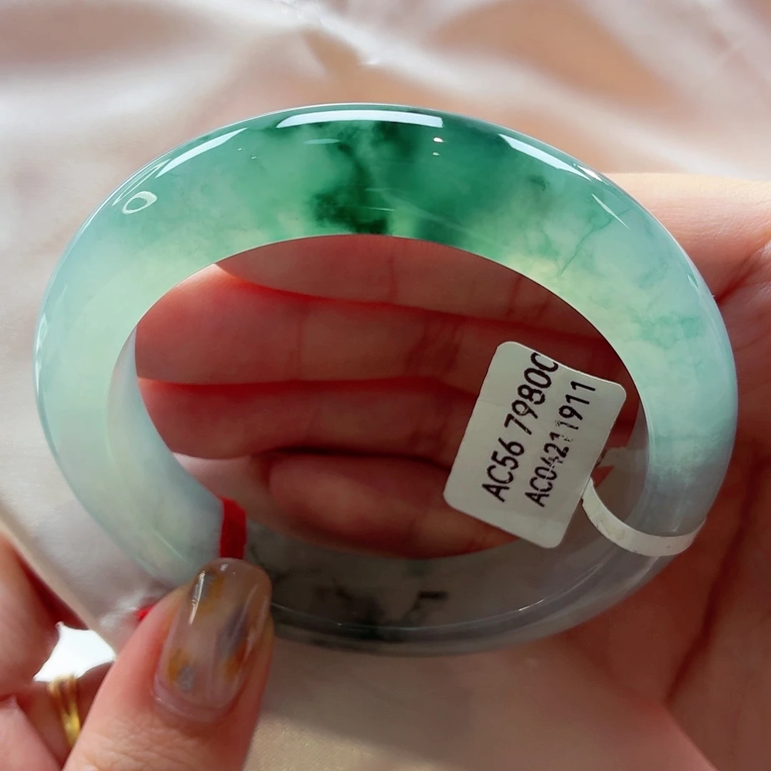 翡翠未镶嵌手镯22（33号）