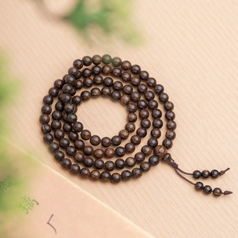 贡木6mm108颗多圈手串