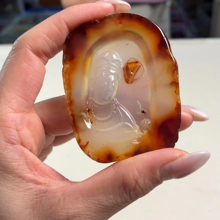 玛瑙/玉髓未镶嵌吊坠(不含链)