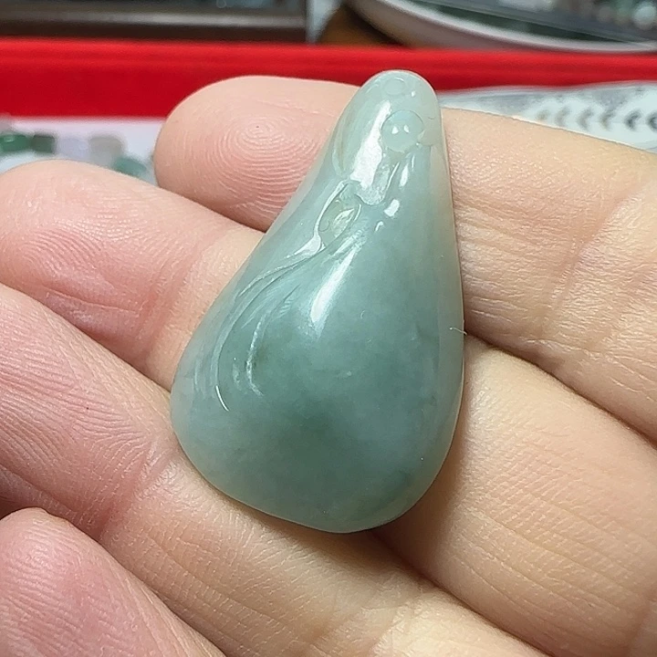 翡翠未镶嵌颈饰天然缅甸翡翠悟道