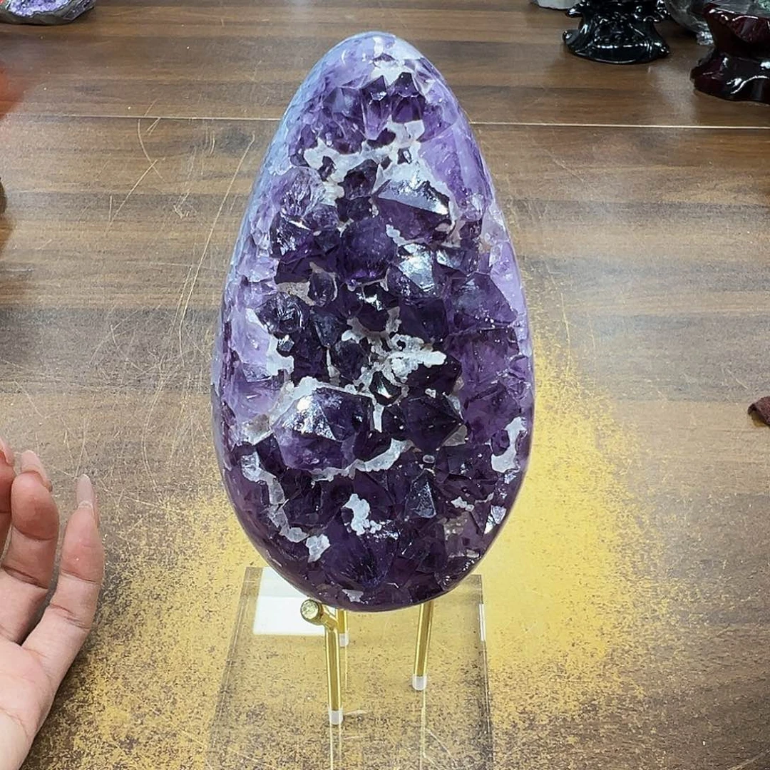 紫晶未镶嵌摆件福利