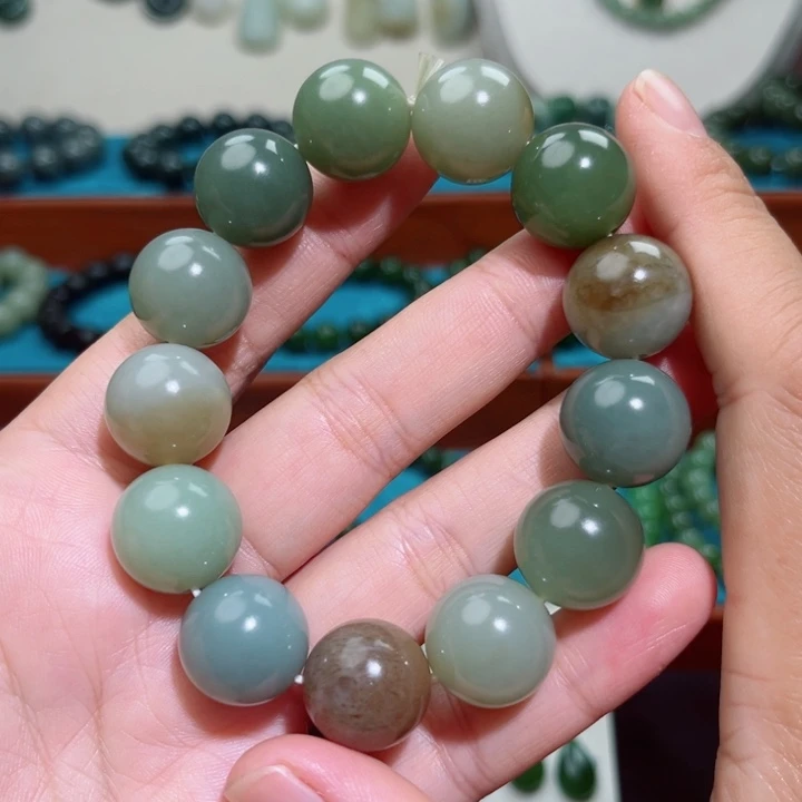 和田玉未镶嵌手链卡16