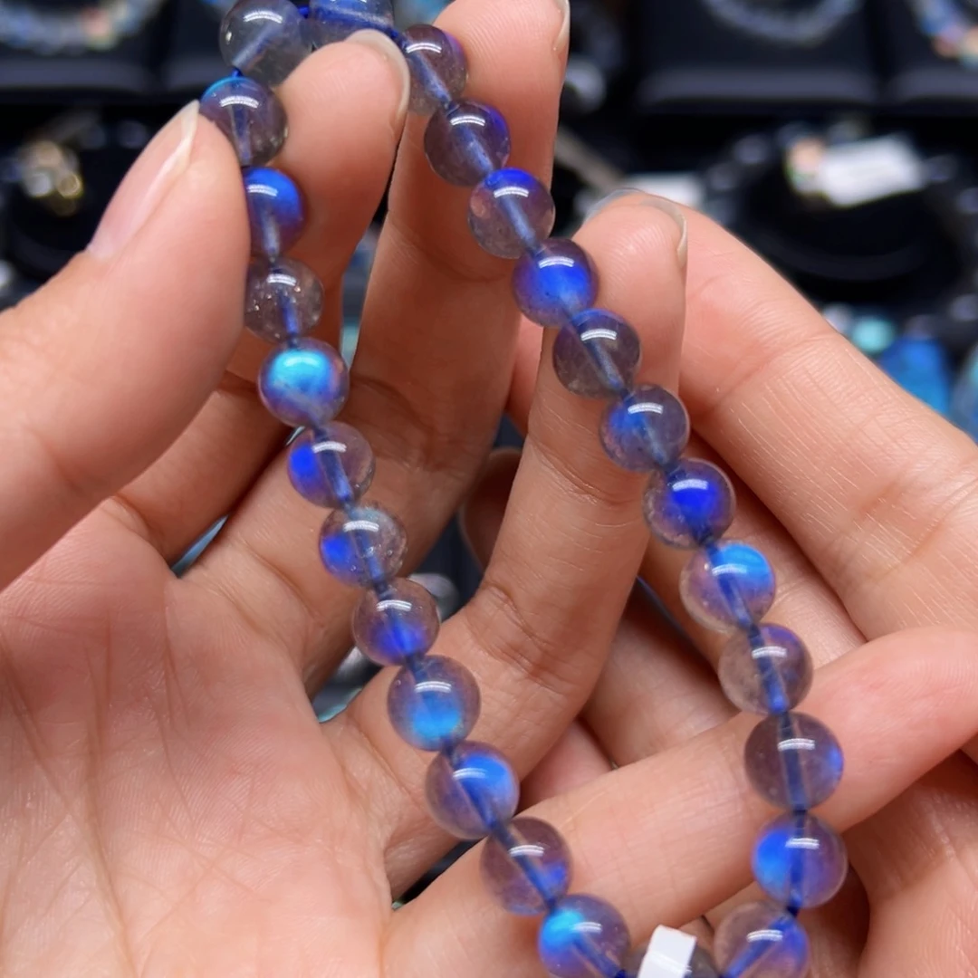 未镶嵌手链长石7.7左右