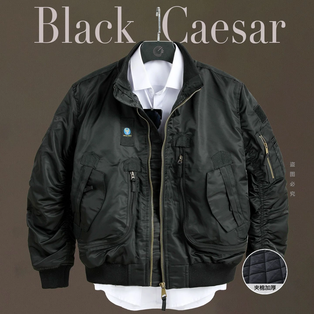 男女休闲复古棉服美式男士厚夹克男户外棉衣立领上衣加厚多袋外套