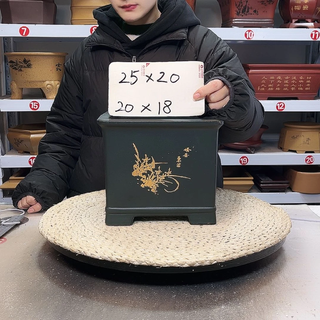 紫砂花盆紫砂花盆