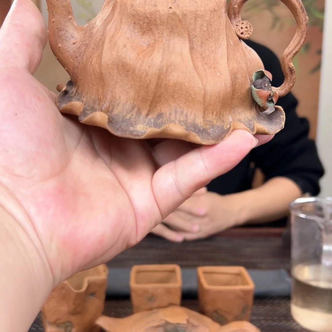 紫砂茶杯花***沫听荷更好健康快乐