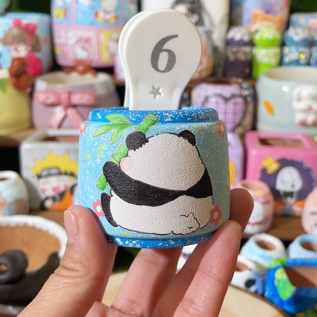 红陶6…..手工手绘