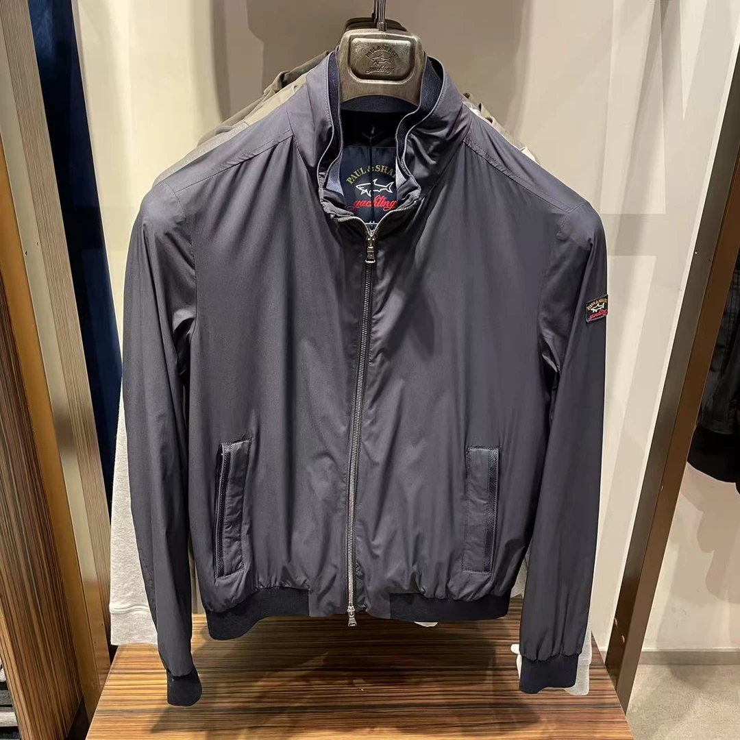 保鲨 不退换 藏青色立领夹克 下单联系客服