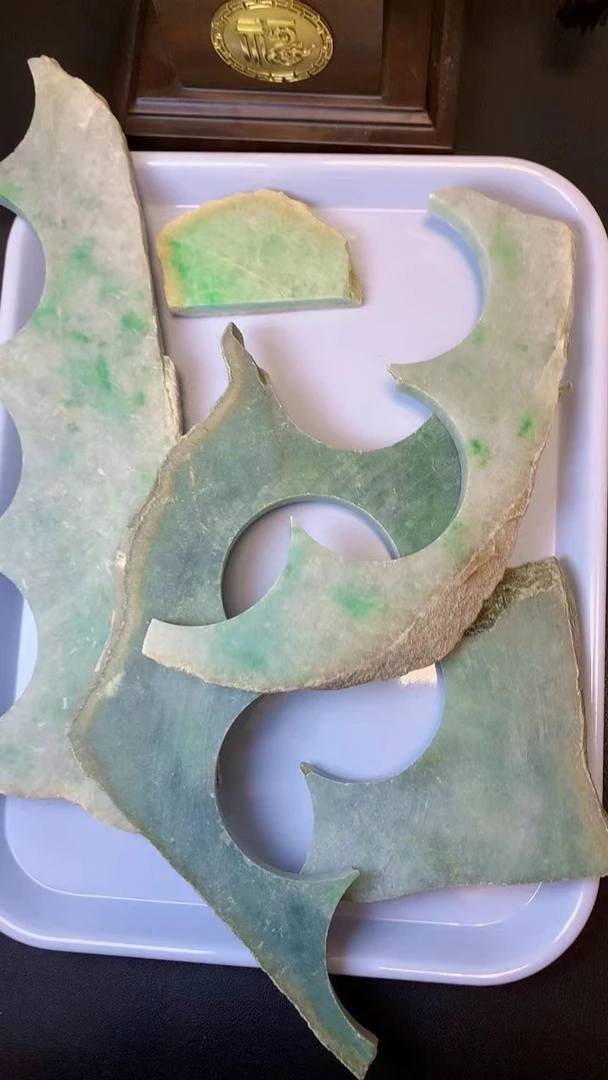 天然缅甸A货翡翠 翡翠片料 直播链接