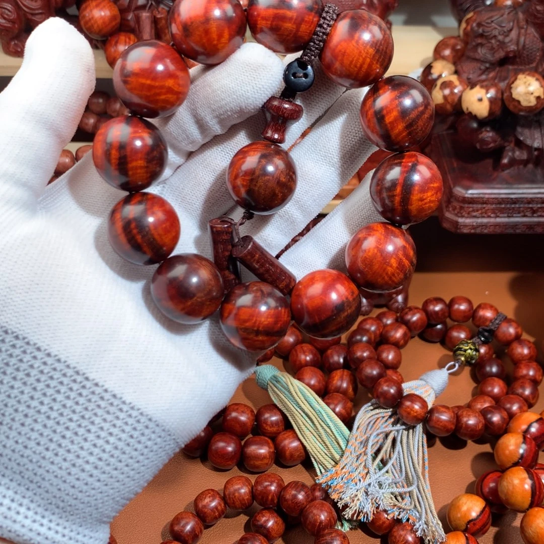 木2.0琴料火焰纹黑漂红龙胆水波-