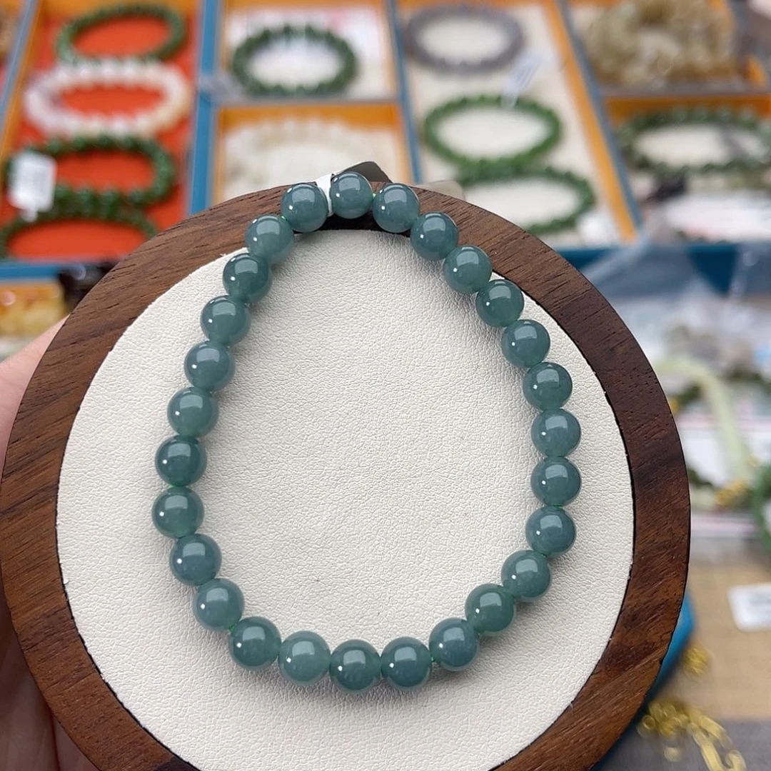 无***它翡翠未镶嵌手串A8