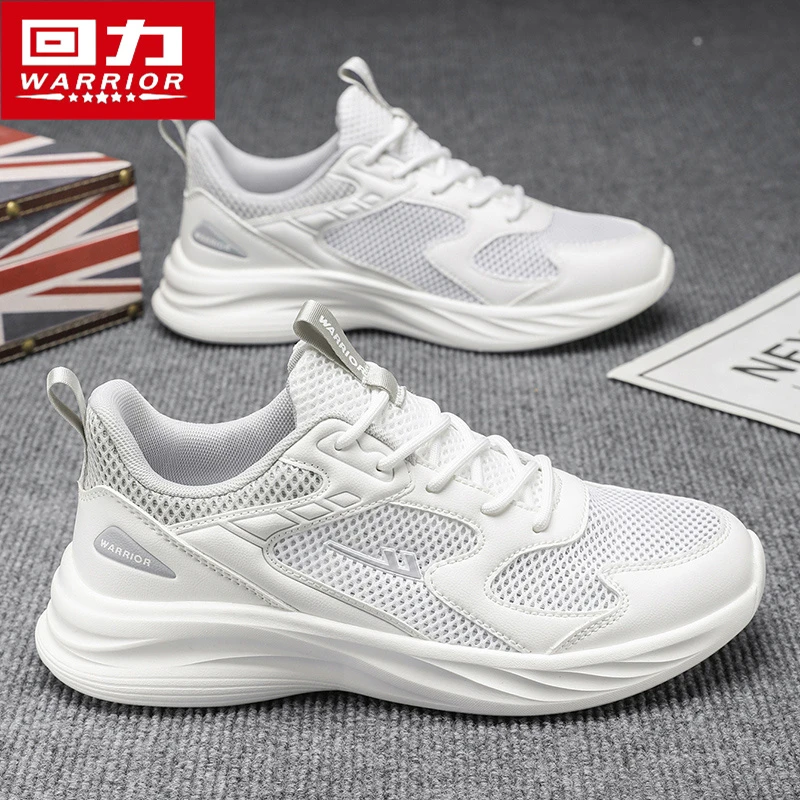 回力运动鞋男鞋透气2025新款夏季飞织休闲网面鞋软底情侣款跑步鞋
