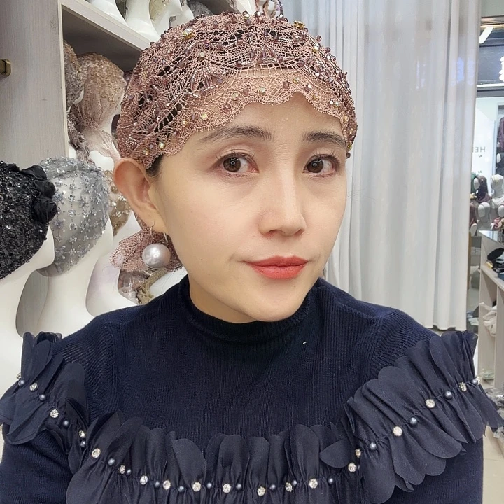 纯棉涤纶（聚酯纤维）香芋紫色金线披肩