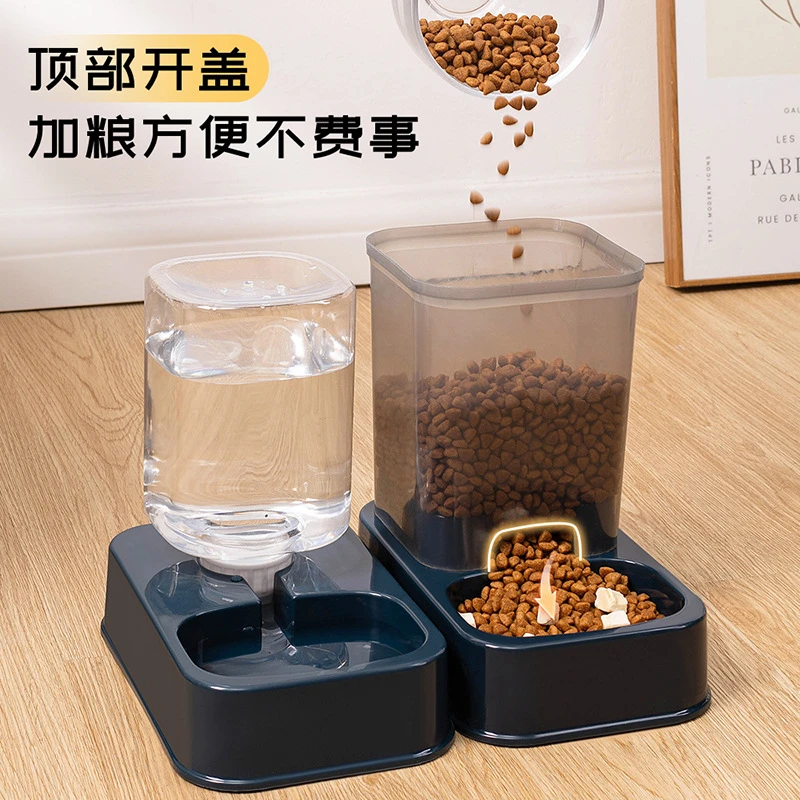 猫碗猫咪饮水器狗狗双碗自动宠物碗喂食器狗碗猫盆