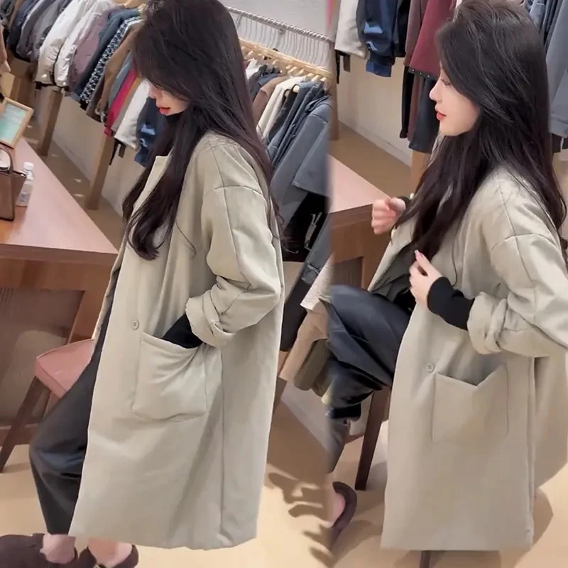 2025秋季新款时尚显瘦气质网红高档洋气女高级百搭宽松大码棉外套
