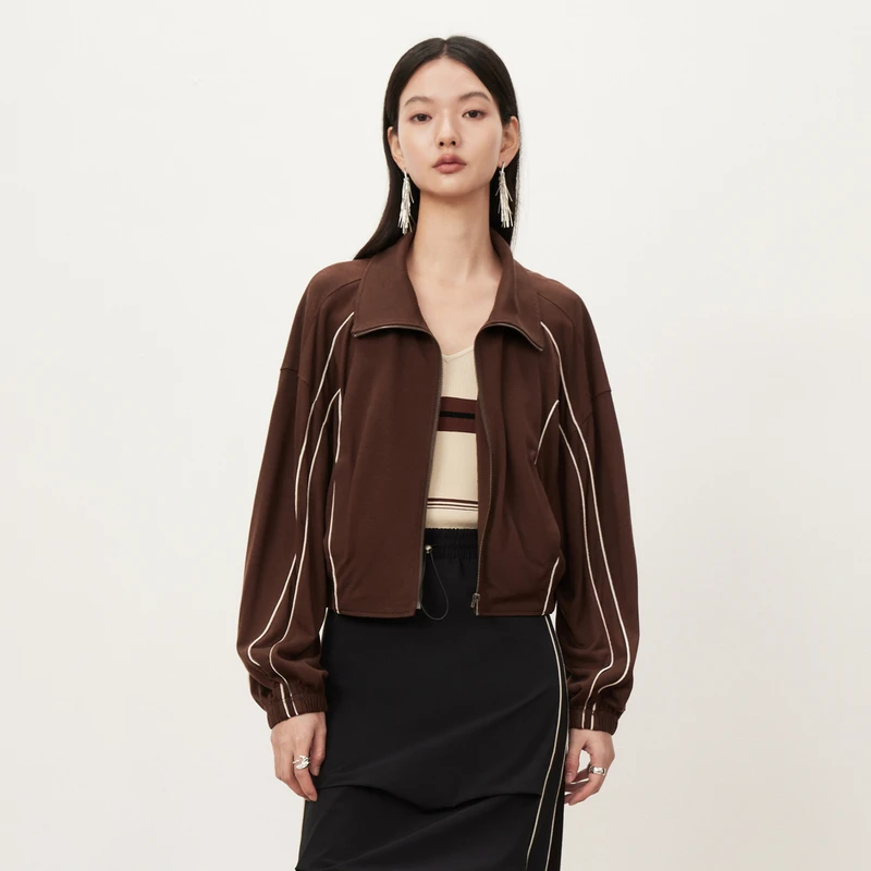 0043【CC王专属】HPLY荷比俪秋季新款女摩登撞色外套HYD32520073