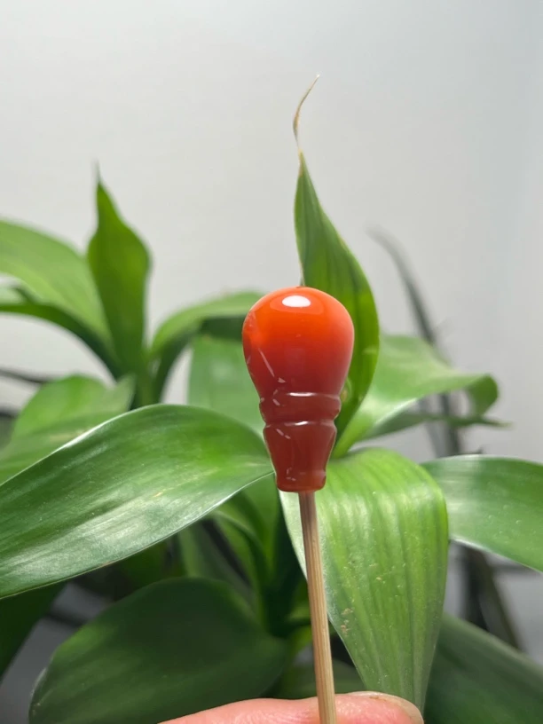 保山天然原矿柿子红满色满肉三通