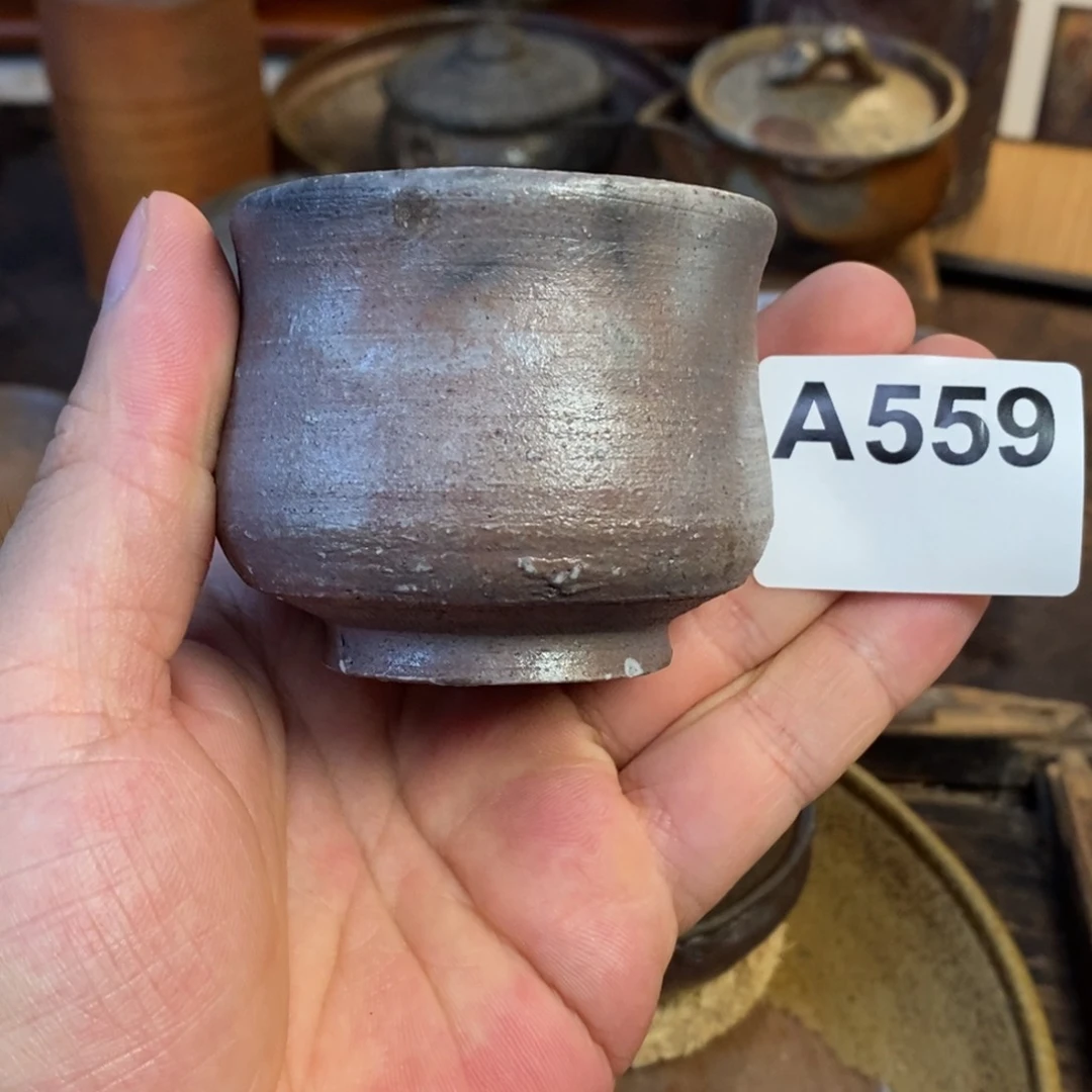 备前烧柴烧茶具光显人